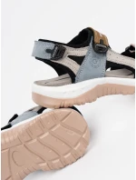 Stylové  sandály vícebarevné dámské bez podpatku