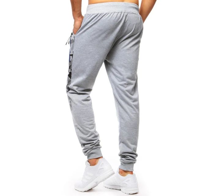 Pánské světle šedé teplákové kalhoty model 21964151 - Dstreet Pánské světle šedé teplákové kalhoty model 21964151 - Dstreet