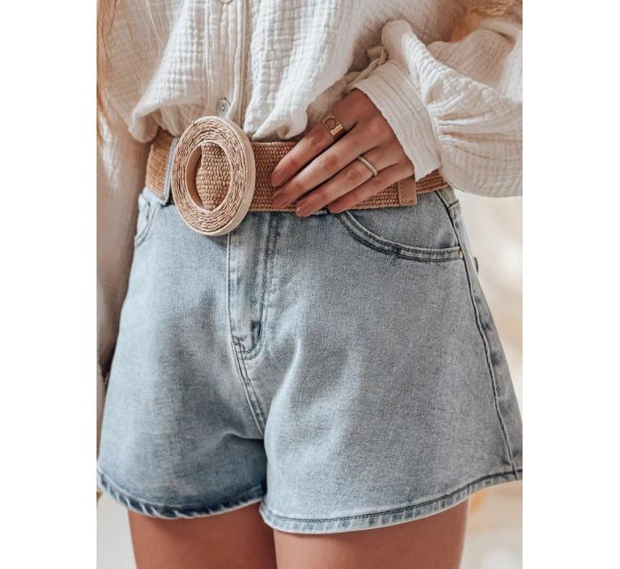 Dámské džínové šortky HOT LIGHT blue FashionStreet SY0467