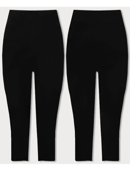 Černé bavlněné 3/4 legíny (YW01045-A1) Černé bavlněné 3/4 legíny (YW01045-A1)