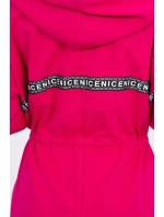 Sukně s delšími zády fuchsiová