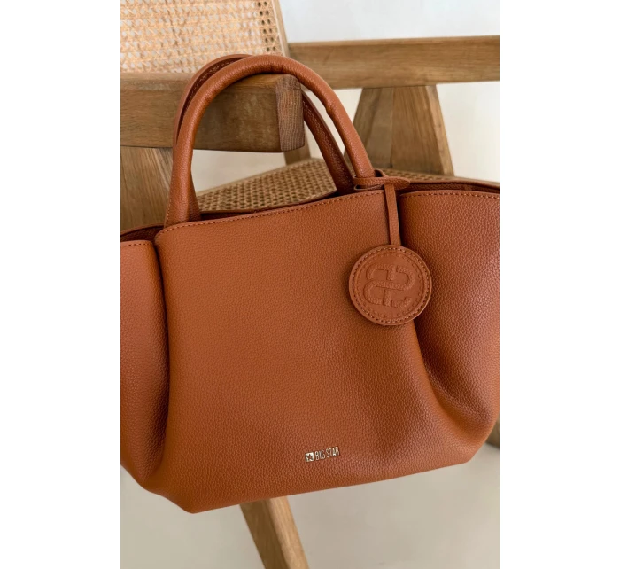 Dámská taška z eko kůže Big Star camel model 21796457 - Big Star Shoes Dámská taška z eko kůže Big Star camel model 21796457 - Big Star Shoes