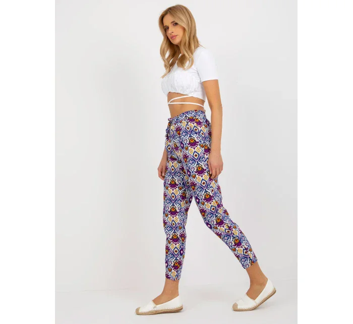 Kalhoty D73770M61869I fialové