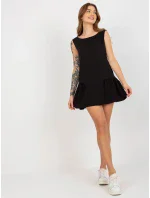 Dámské šaty EM TU TU HS 20 model 18048986 černá - FPrice Dámské šaty EM TU TU HS 20 model 18048986 černá - FPrice