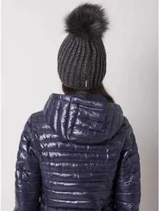 Dámská čepice 17 tmavě šedá