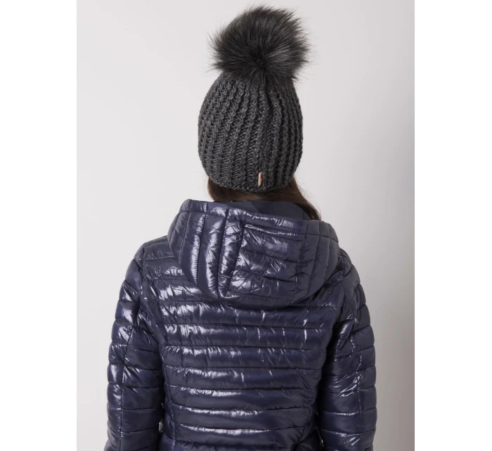 Dámská čepice 17 tmavě šedá