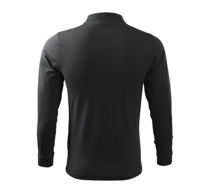 Single J. LS polokošile pánská ebony gray