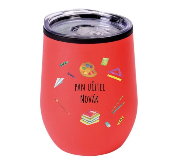 Personalizovaný termohrnek "bowl" pro paní učitelku/pana učitele (pomůcky)