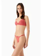 Dámská tanga 163826 3F206 03051 korálové - Emporio Armani