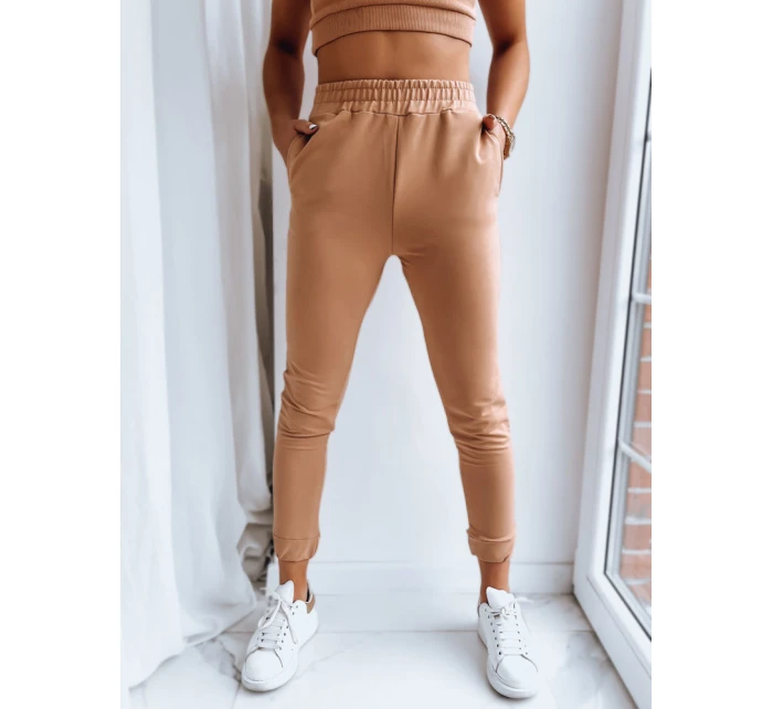 Dámské kalhoty MY HONEY camel FashionStreet UY1416