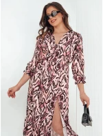 midi šaty růžové model 21971850 - Dstreet