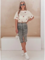 Džínová midi sukně šedá Dstreet model 21988037 - FashionStreet