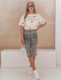 Džínová midi sukně šedá Dstreet model 21988037 - FashionStreet