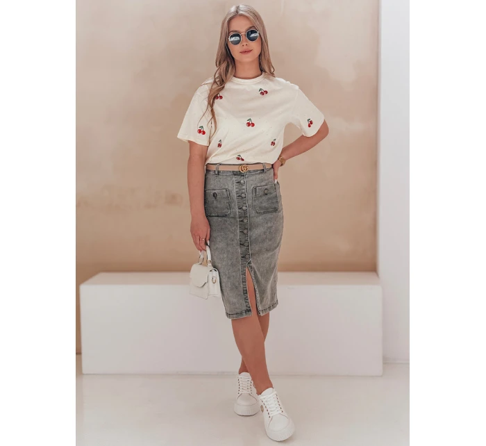 Džínová midi sukně šedá Dstreet model 21988037 - FashionStreet