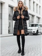 Dámská zimní bunda VIRELIA prošívaná s kapucí černá FashionStreet TY4937