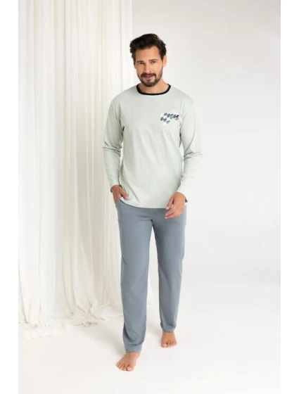 Pyžamo Regina 484 long/r M-XL Z25/26 pánské Pyžamo Regina 484 long/r M-XL Z25/26 pánské