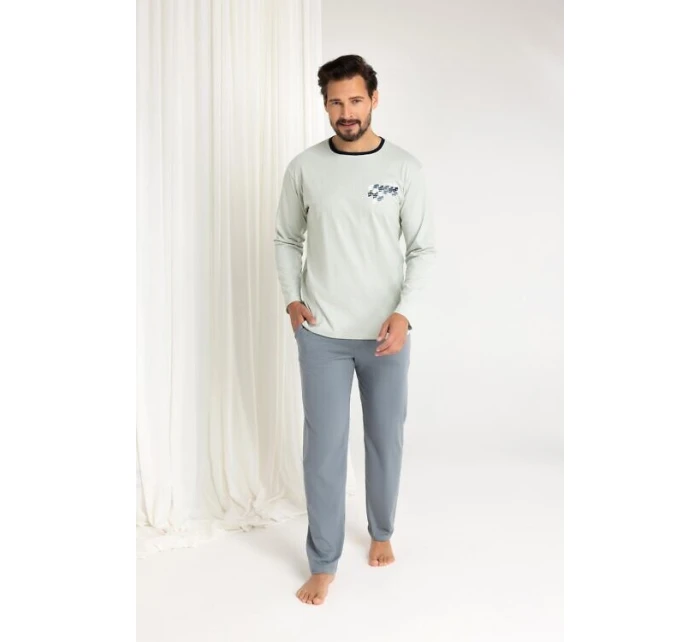 Pyžamo Regina 484 long/r M-XL Z25/26 pánské Pyžamo Regina 484 long/r M-XL Z25/26 pánské