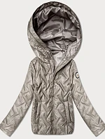 Dámská tenká prošívaná bunda Goodlookin beige (B8573-12)