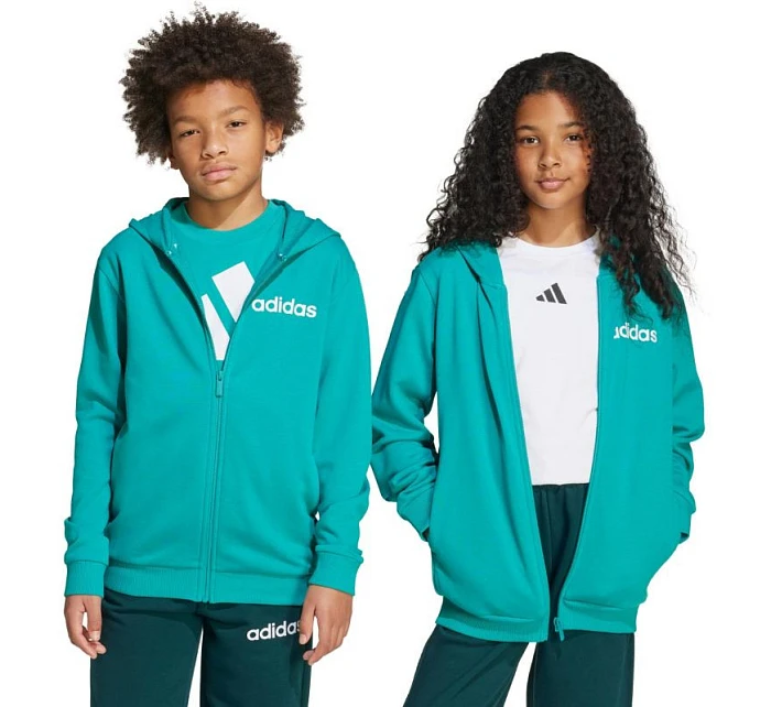 Adidas Essentials Dětské zelené tepláky JN2427