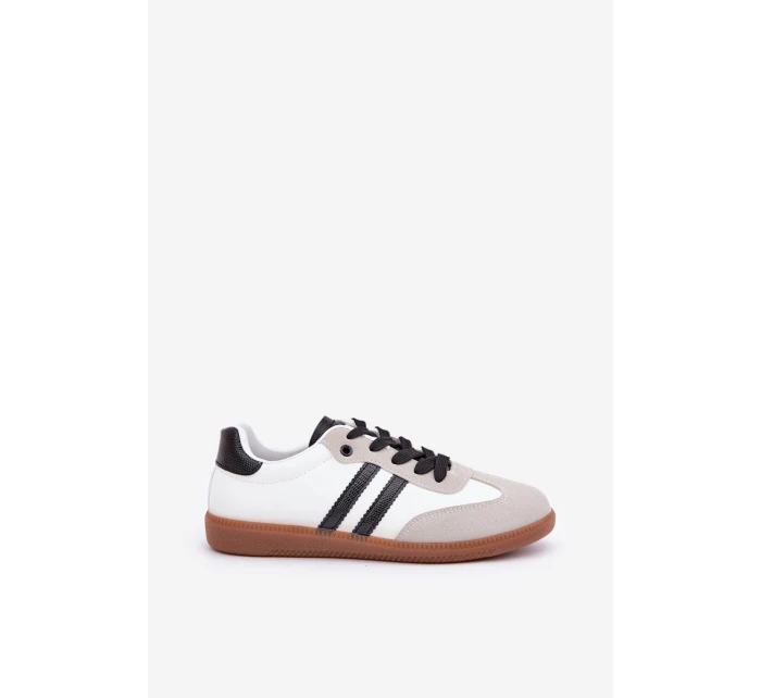 Nízké Tenisky Dámské Bílá-Černá Loredis