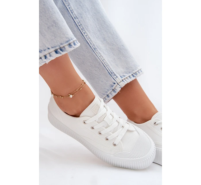 Dámské tenisky na platformě Big Star TT274269 Bílé