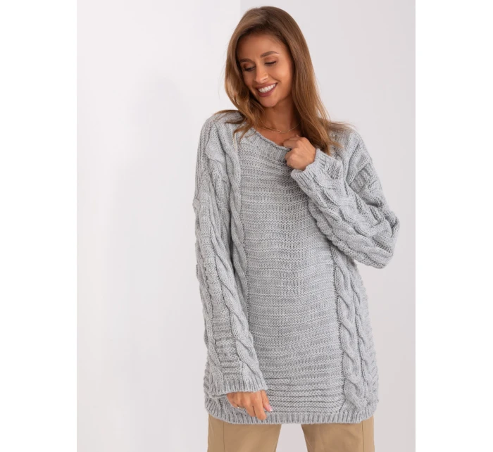 BA SW 8047 jumper.92P šedá BA SW 8047 jumper.92P šedá