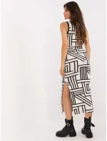 Sukienka LK SK model 20463720 ecru - FPrice Sukienka LK SK model 20463720 ecru - FPrice