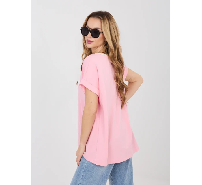 Bluzka RV BZ A1172.87 jasny różowy