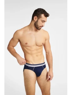 Kalhotky Frosty 2p 40826-MLC 2-pack Navy blue Melange - Henderson