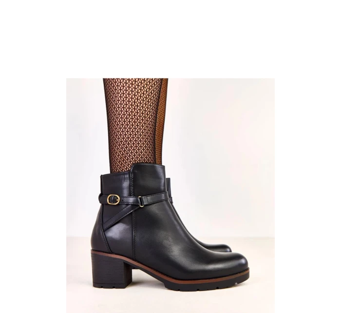 Boty na podpatku model 219956 Solea Boty na podpatku model 219956 Solea