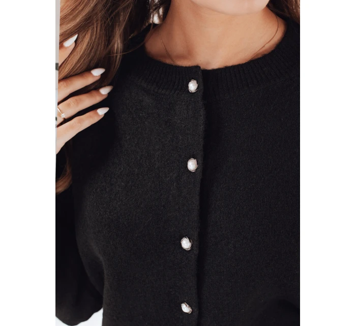 Dámský svetr na zip černý Dstreet model 21990996 - FashionStreet