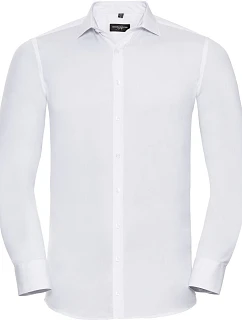 Russell Athletic 960M Elastická košile "Ultimate" s dlouhým rukávem 11.960M white