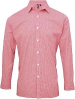 Premier PR 220 Popelínová kostkovaná košile s dl. rukávem 39.0220 red/white Premier PR 220 Popelínová kostkovaná košile s dl. rukávem 39.0220 red/white