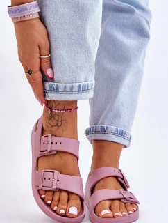 Dámské lehké sandály Big Star LL274744 Fialové