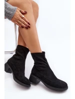 Dámské botky na nízkém podpatku hnědé model 21642138 - EVENTO Dámské botky na nízkém podpatku hnědé model 21642138 - EVENTO