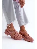 Dámské Sandály  Špinavě Růžové model 21661728 - Zaxy