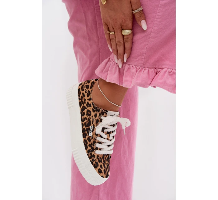 Dámské tenisky na platformě O`NEILL SPINNA C WOMEN LOW 90261009.92A Leopardí vzor