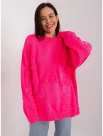Jumper BA SW 8053.31 fluo růžový Jumper BA SW 8053.31 fluo růžový