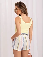 Šortky RO SN model 15638249 bílá a modrá - FPrice Šortky RO SN model 15638249 bílá a modrá - FPrice