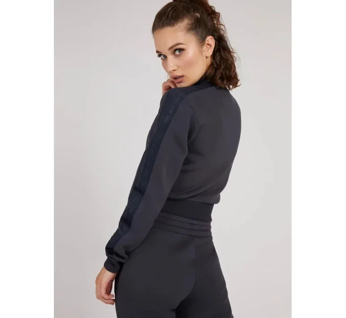 Dámská mikina na zip O1YA00KAMN2 - JBLK - Černá - Guess