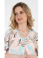 Dámská noční košile s krátkým rukávem Melissa Dámská noční košile s krátkým rukávem Melissa