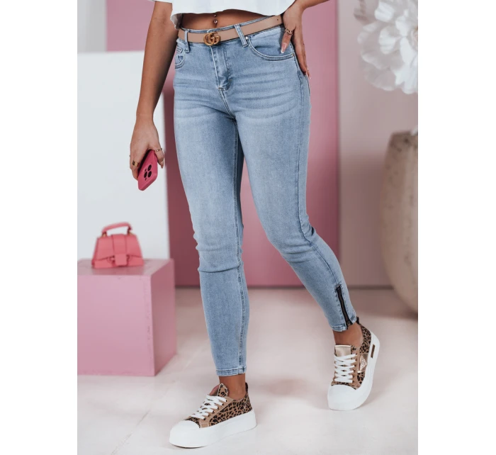 Dámské džínové úzké kalhoty střední  model 21983604 - Dstreet