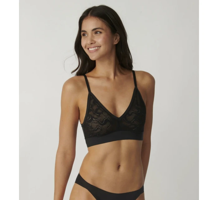 Dámská podprsenka Sloggi GO Allround Lace Bralette černá Dámská podprsenka Sloggi GO Allround Lace Bralette černá