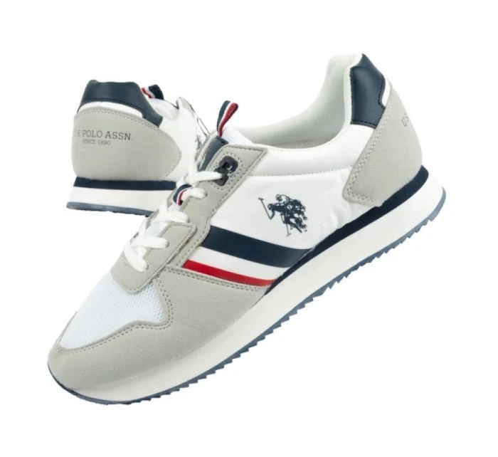 U.S. Polo ASSN. M NOBIL006-WHI sportovní obuv