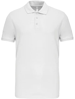 Kariban K 239 Pánské elastické piqué polo 20.K239 white