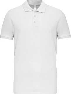 Kariban K 239 Pánské elastické piqué polo 20.K239 white