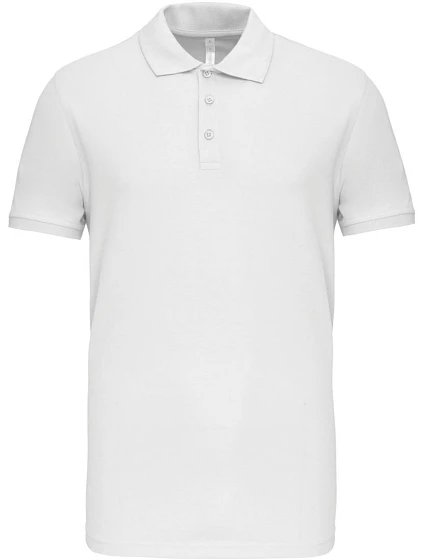 Kariban K 239 Pánské elastické piqué polo 20.K239 white