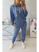 Džínová mikina s kapucí v model 18749102 - K-Fashion