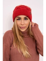 Fleecová čepice Alice model 18750261 - K-Fashion Fleecová čepice Alice model 18750261 - K-Fashion