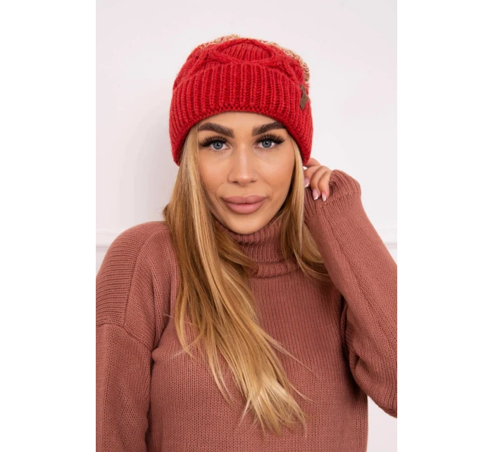 Fleecová čepice Alice model 18750261 - K-Fashion Fleecová čepice Alice model 18750261 - K-Fashion